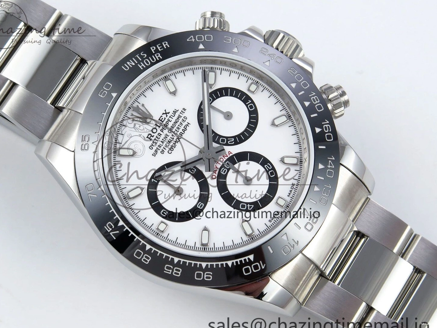 Best Edition QF SA4130 on 1:1 116500 White Dial SS Daytona Bracelet 0501
